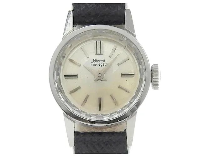 & Other Stories Orologio in acciaio inossidabile e pelle Girard-Perregaux 8697A Argento