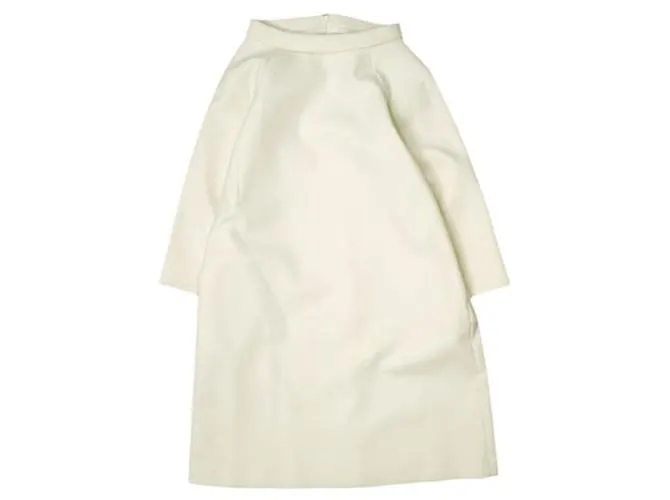 & Other Stories Abito con colletto alto in lana J&M Davidson Bianco Crudo