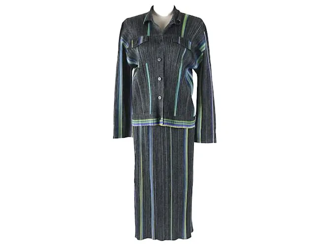 Abito Issey Miyake Pleats Please Grigio