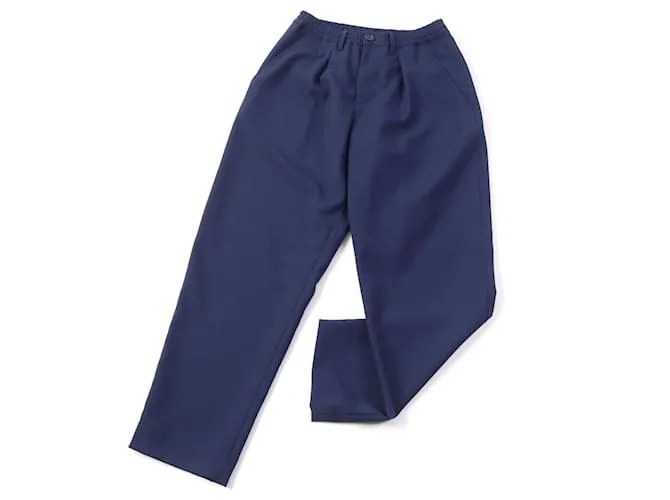 & Other Stories Pantaloni cropped in lana MARNI blu navy per donne