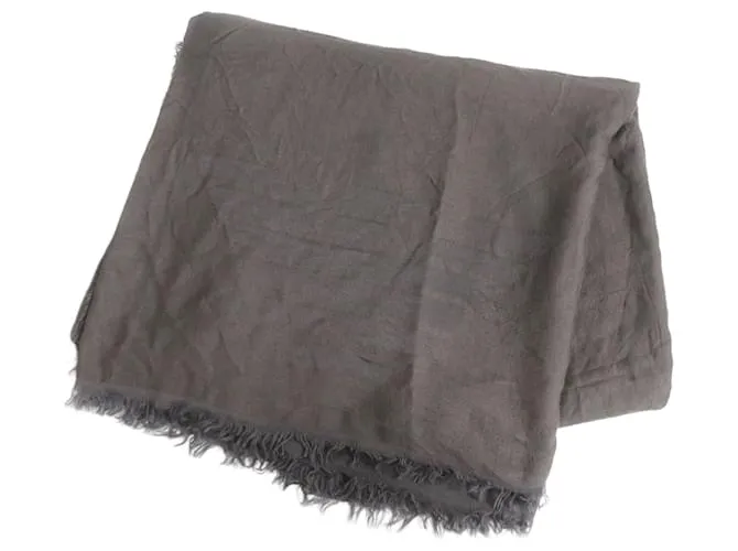 Sciarpa in Viscosa Armani Grigio Grigio antracite