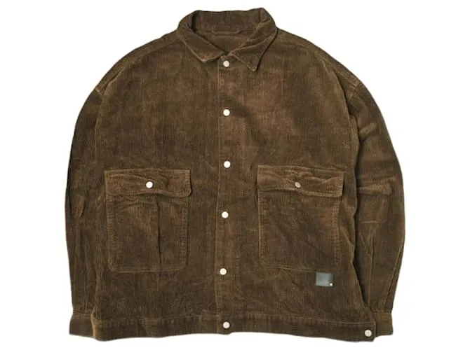 & Other Stories Giacca tuta in velluto a coste Danke Schon Marrone