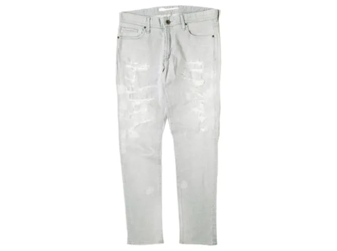 & Other Stories Pantaloni in denim boyfriend tapered in cotone Grigio