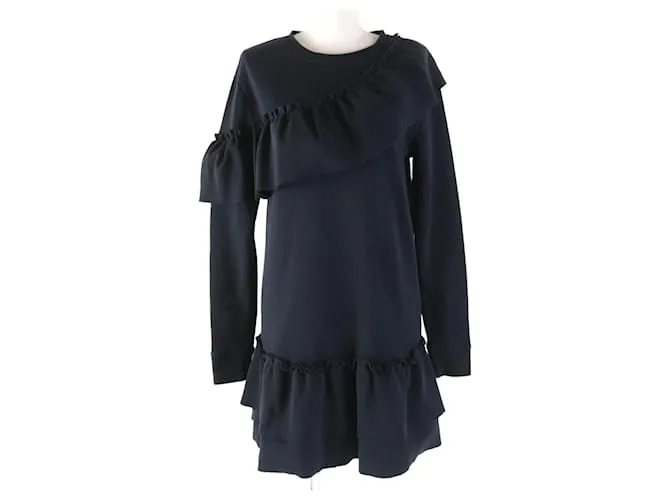 & Other Stories Abito tunica con volant RED VALENTINO nero XS