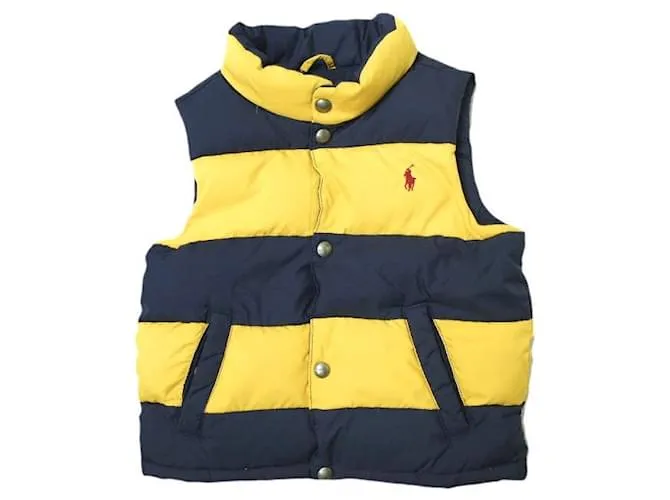 & Other Stories Gilet in piuma Polo Ralph Lauren Kids Giallo/Marino Blu navy