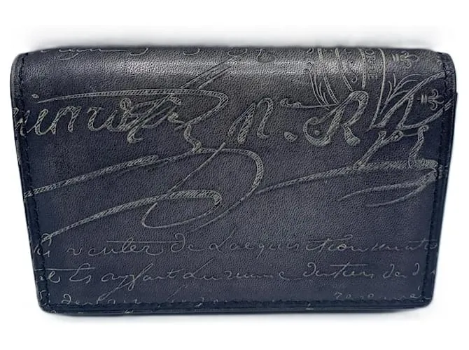 & Other Stories Portacarte Calligraphy Berluti Nero/Grigio Marrone