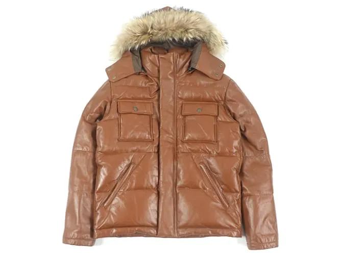 & Other Stories Giacca in pelle di agnello imbottita PS Paul Smith marrone S