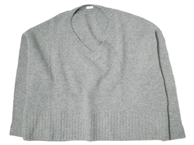 & Other Stories Maglione a maglia con scollo a V RITO grigio Marrone