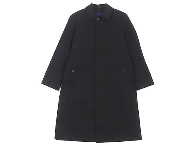 & Other Stories Cappotto in cotone Cupra con bottone e logo SANYOCOAT nero S