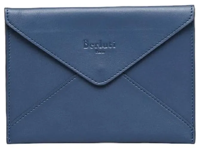 & Other Stories Pochette in pelle Berluti Blu Blu navy