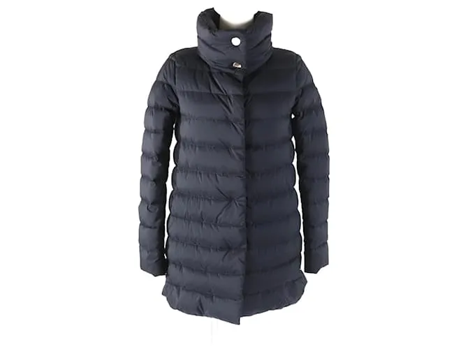 & Other Stories Cappotto in nylon con colletto alto Herno nero per donne