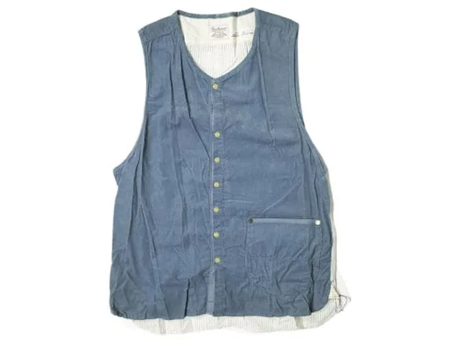 & Other Stories Gilet in velluto a coste Anachronorm blu