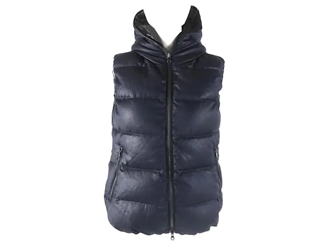 & Other Stories Duvetica FEBEDUE Gilet in Lana e Piuma Donna Blu Navy