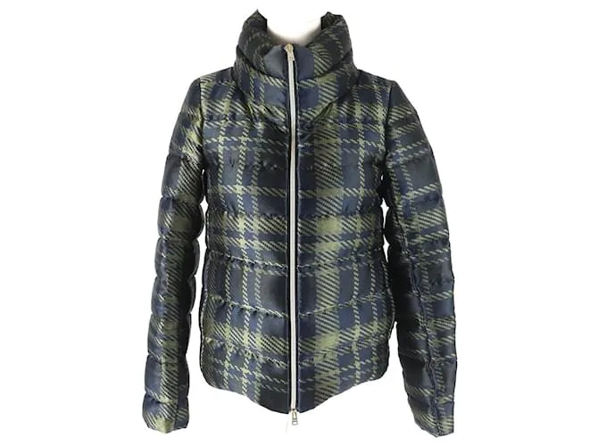 & Other Stories Giacca Donna in Nylon con Motivo a Quadri Herno Blu