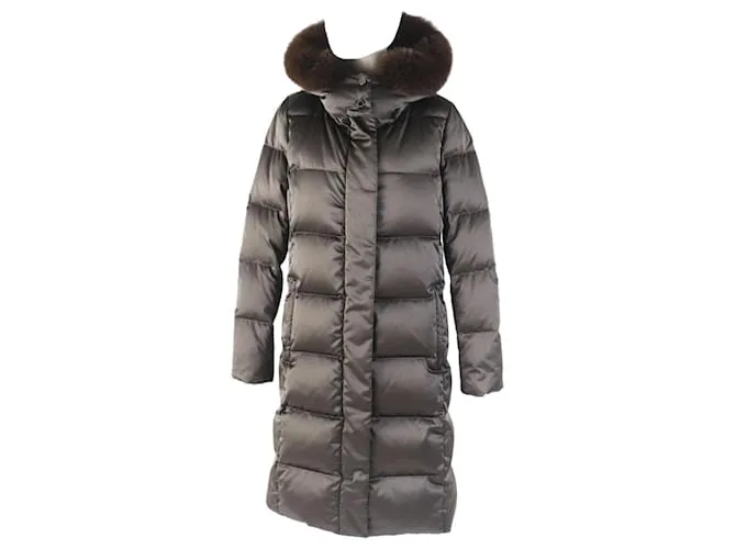 & Other Stories Cappotto in poliestere imbottito per donne Marrone Marrone scuro