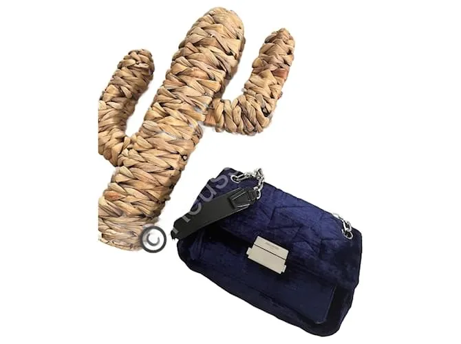 Zadig & Voltaire Ziggy Velluto Blu – borsa in velluto - tracolla