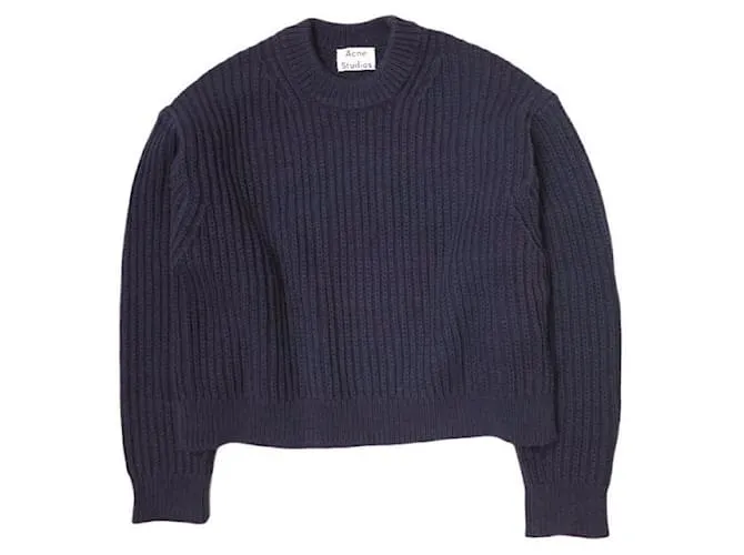Acne Studios FN-WN-KNIT000095 Maglieria in cotone e nylon Porpora