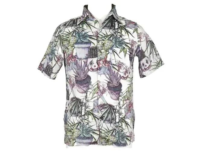 Camicia in cotone botanico Paul Smith Bianco