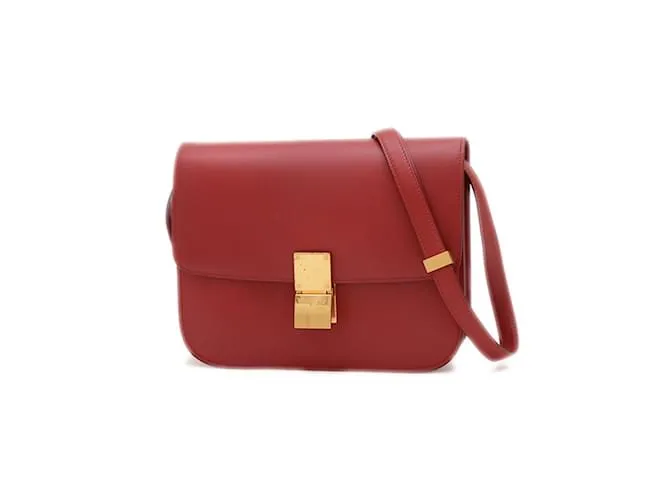 Céline Borsa a Spalla Celine Classic Box Rosso