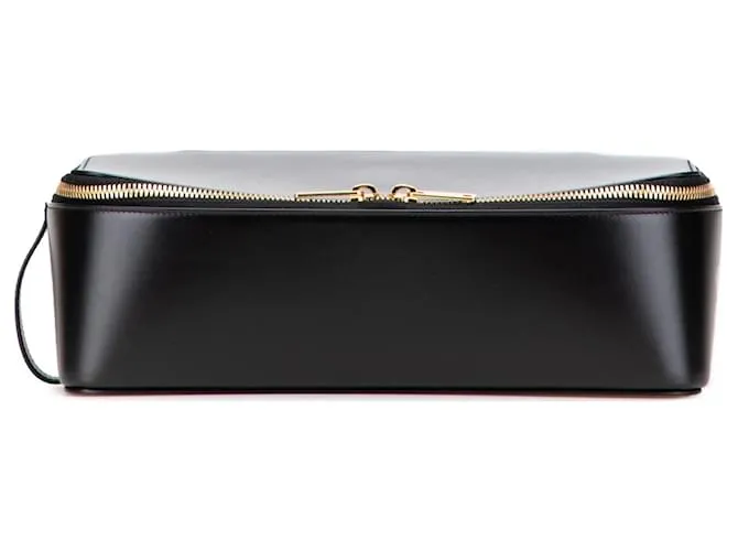 Céline Pochette in pelle nera Celine Nero