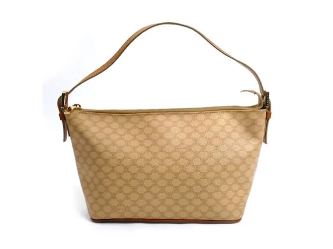 Céline Pochette con motivo Macadam Celine Beige