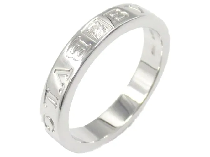 Bulgari Anello B-zero1 in diamante Bvlgari K18WG Bianco