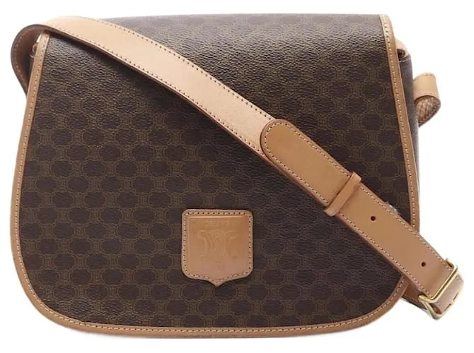 Céline Borsa a Spalla Celine Macadam Marrone Beige