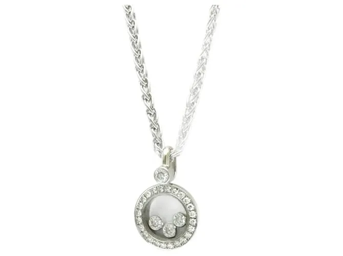 Collana Pendente Happy Diamond di Chopard Argento