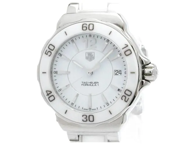 TAG HEUER Formula 1 Orologio in Ceramica e Acciaio al Quarzo per Donne