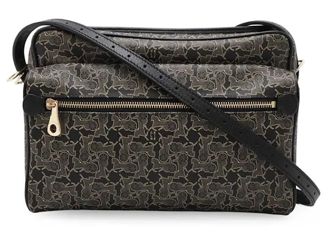 Céline Borsa a spalla in pelle PVC Celine Sulky Nero