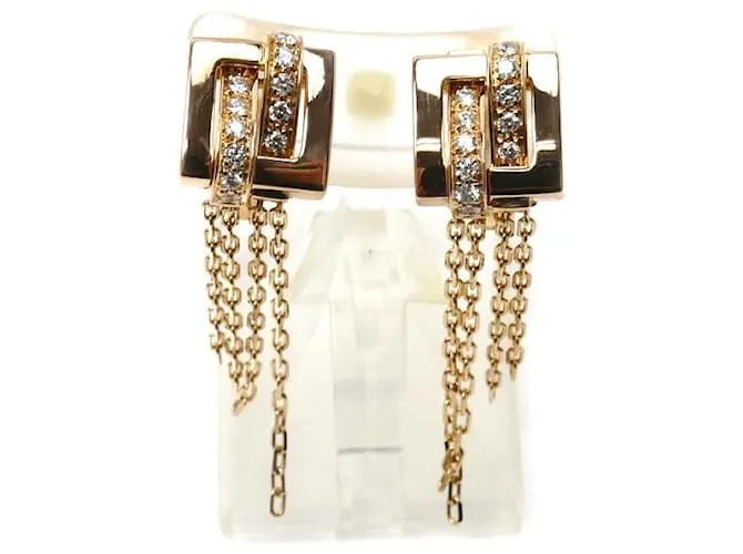 Orecchini in diamante in oro rosa K18PG Boucheron D'oro