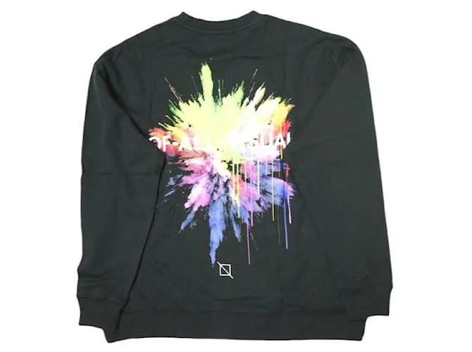 Autre Marque A4A FELPA CREWNECK IN COTONE EDIZIONE LIMITATA Nero