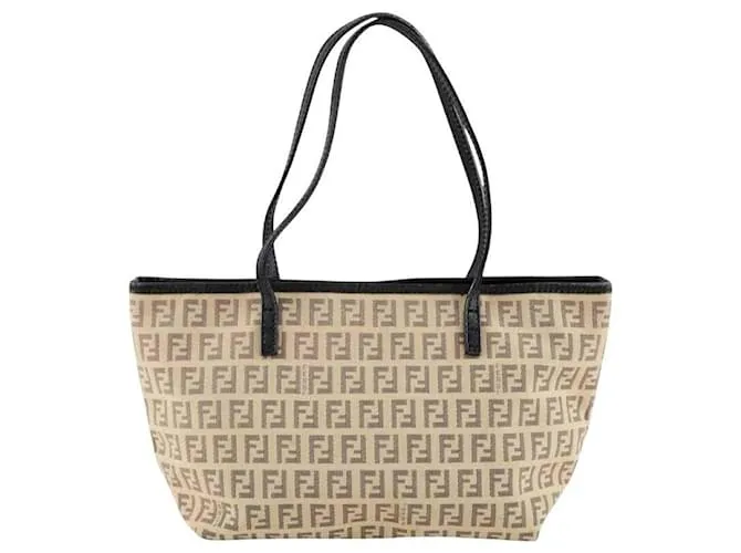 Zucchino Fendi Borsa a spalla beige