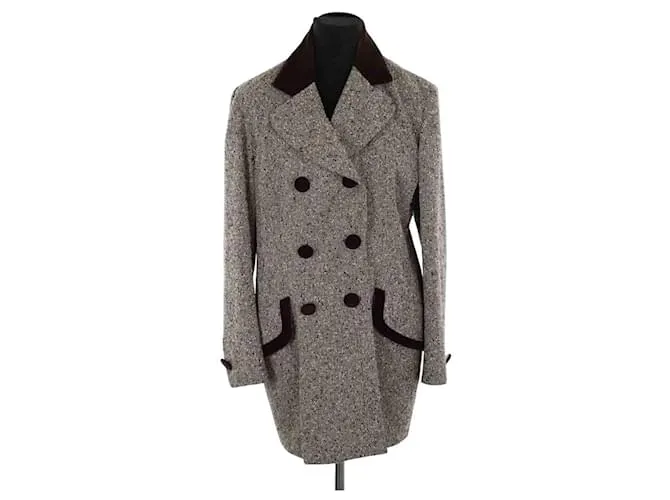 Balenciaga Blazer in lana marrone