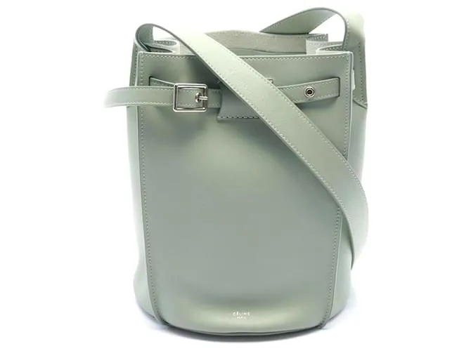 Céline Borsa a secchiello nano in pelle Celine Big Bag Verde