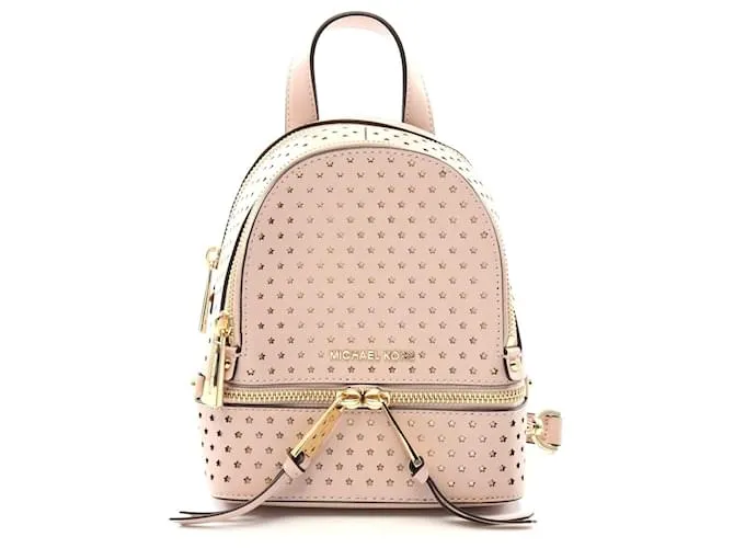 Zaino in pelle RHEA Michael Kors rosa