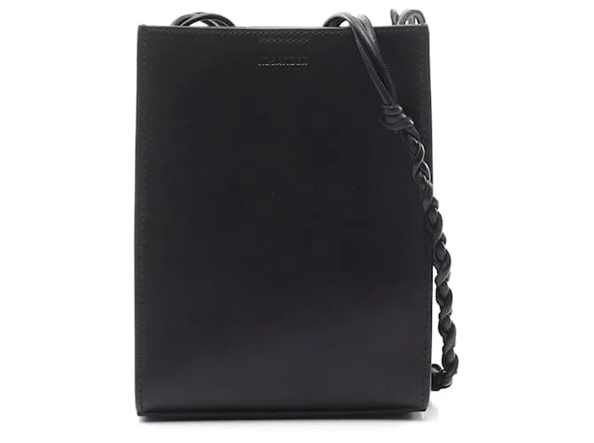 Borsa a spalla in pelle TANGLE SMALL di Jil Sander Nero