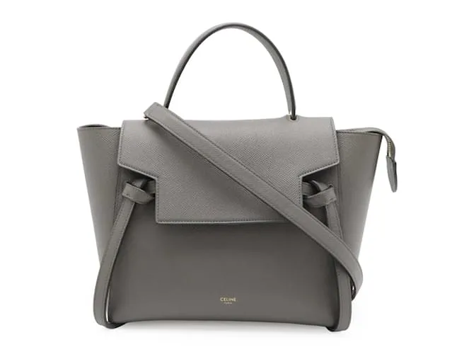 Céline Borsa a mano micro Celine Belt Marrone