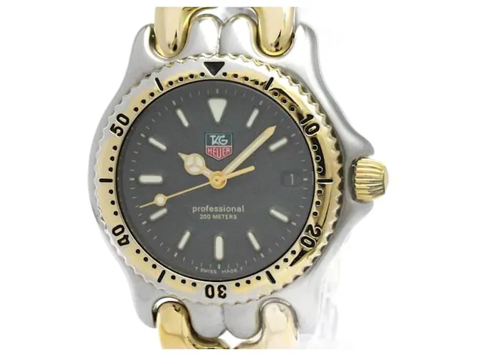 TAG HEUER Sel Professionale 200M Orologio Unisex in Acciaio Placcato Oro S95.213