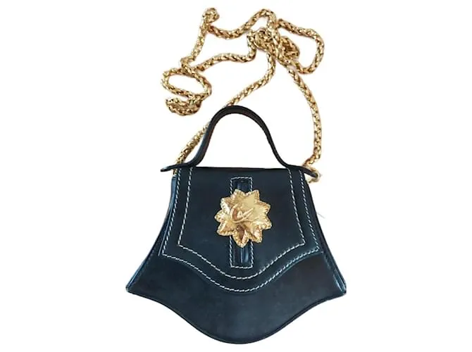 Mini borsa vintage Christian LACROIX Nero