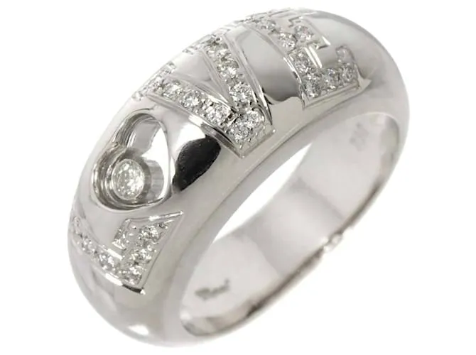 Anello LOVE Chopard Happy Diamond in oro bianco