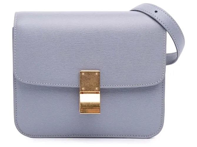 Classic Box Céline Celine Viola Teen Pelle di Vitello Classica Box Porpora