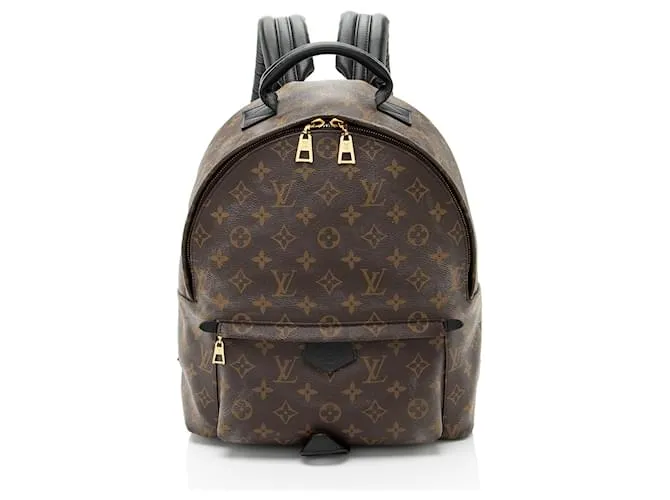 Zaino Palm Springs MM in tela Monogram Louis Vuitton Nero