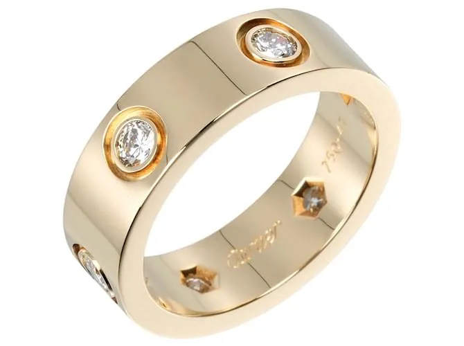 Anello Cartier Love Au750 con diamanti misura 9 D'oro