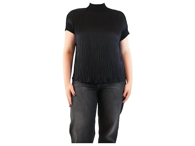 Vince Top plissettato nero - taglia M