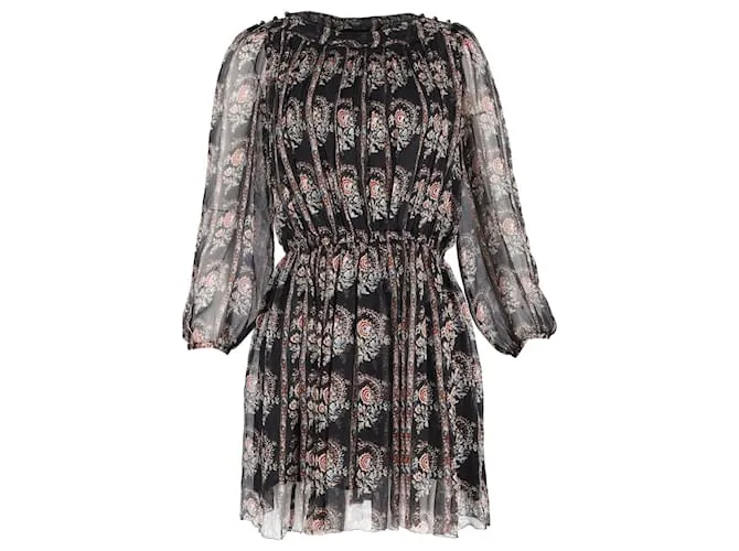 Abito Mini Sharla in Seta Multicolore Isabel Marant Étoile