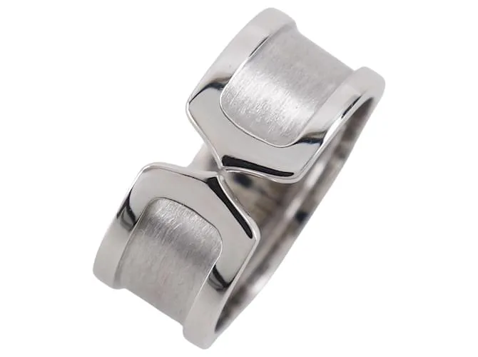Anello Cartier C2 Au750 Taglia 22,5 Argento Metallico