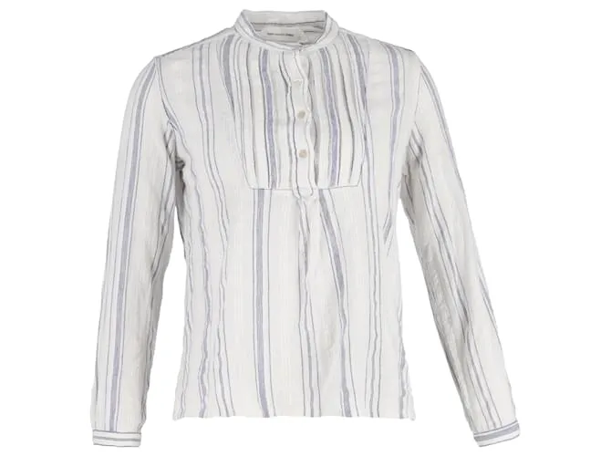Blusa a righe Isabel Marant Étoile in cotone bianco