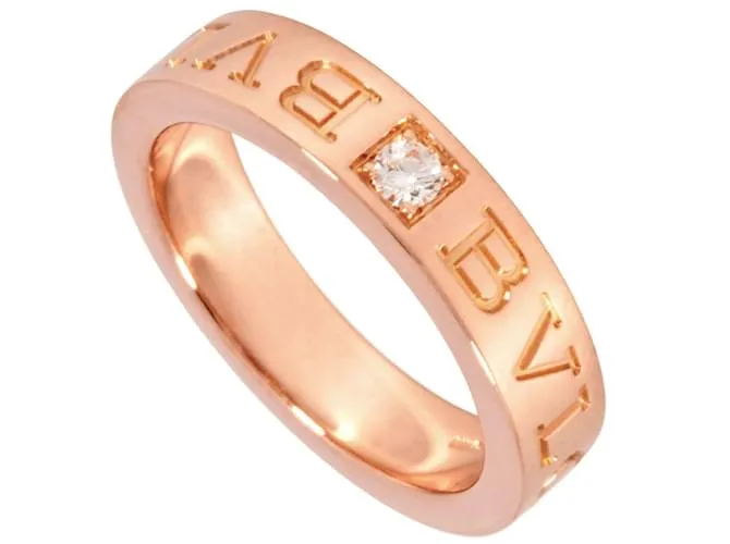 Bulgari Anello a doppia fascia in diamante 1P Bvlgari