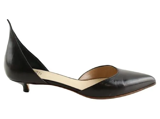 Francesco Russo Tacchi in pelle nera Nero